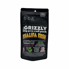 Khalifa Kush Grizzly Ounce Pre Rolls 28g