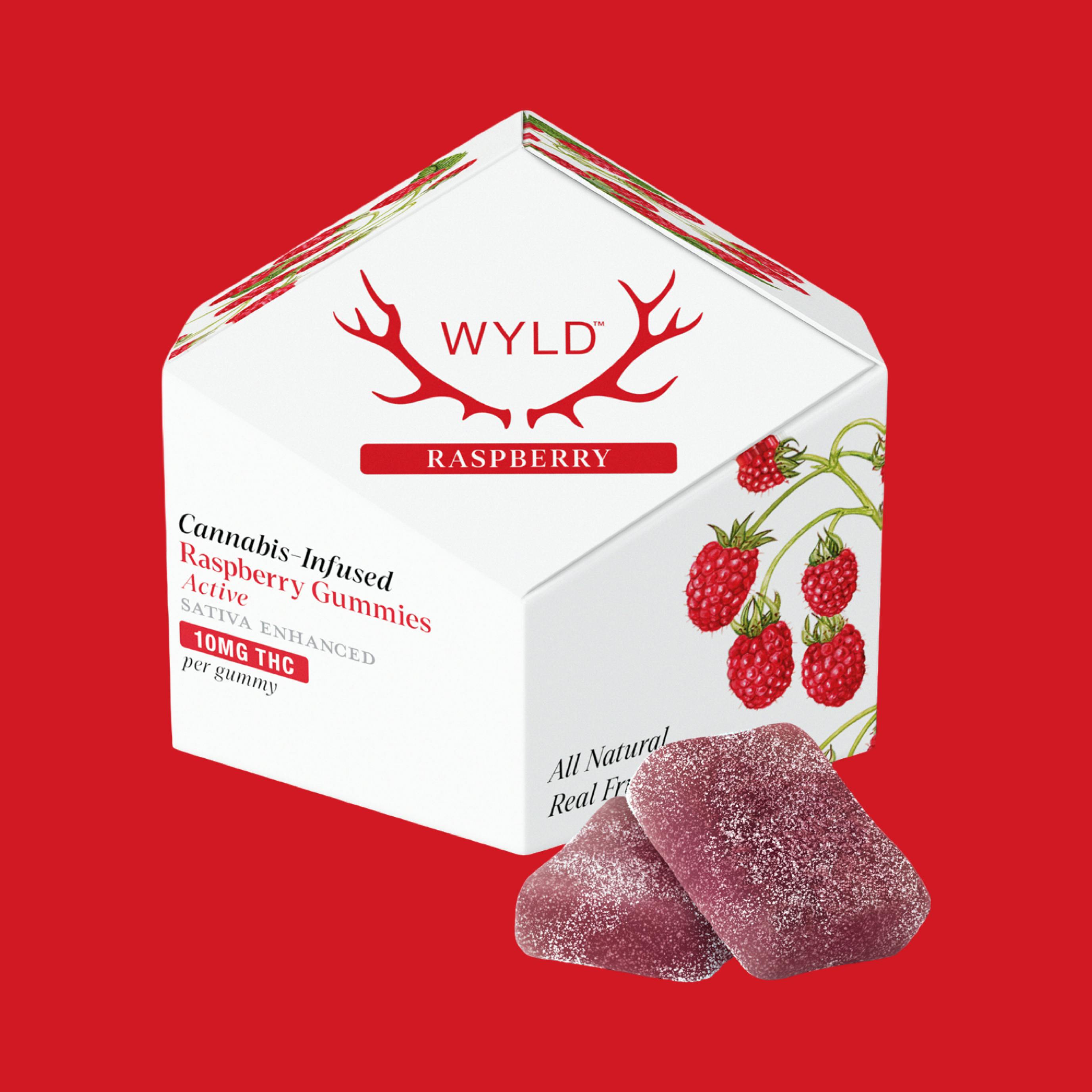 Raspberry Wyld Gummies 1000mg