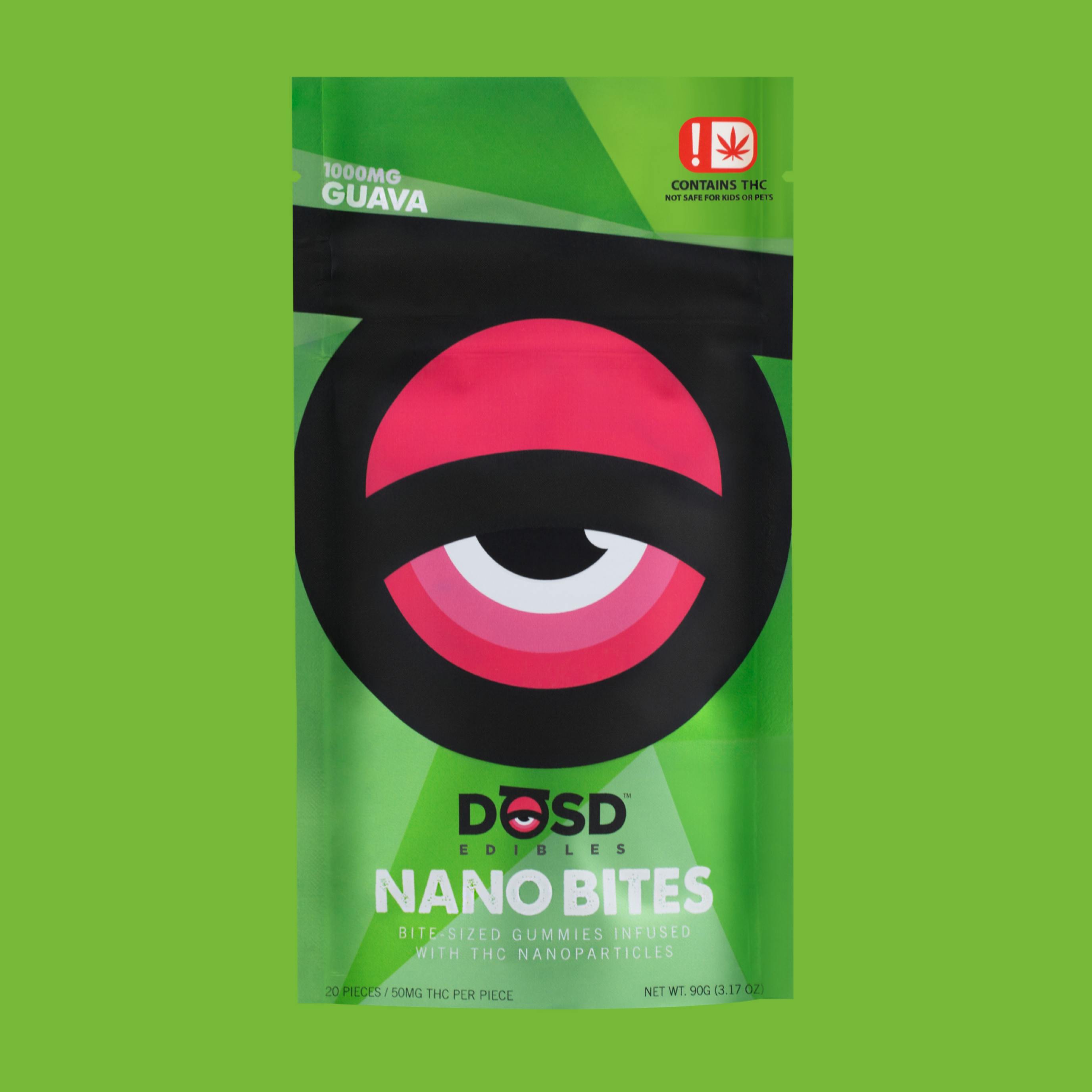 Guava Indica Nano DOSD Edibles 1000mg
