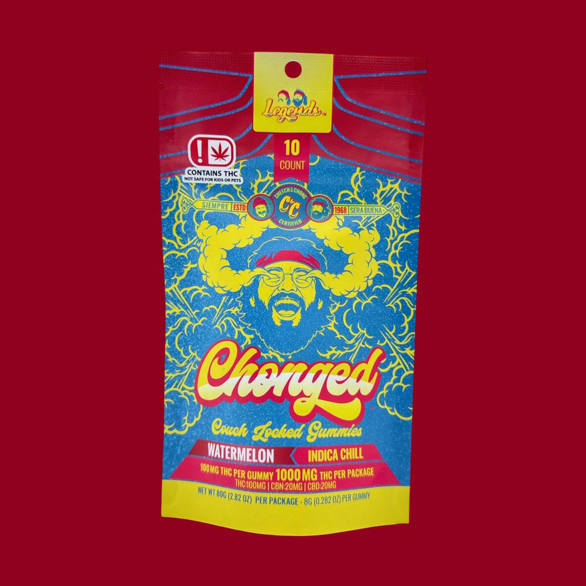 Watermelon Indica CBN Chonged Cheech & Chong Edibles 2000mg