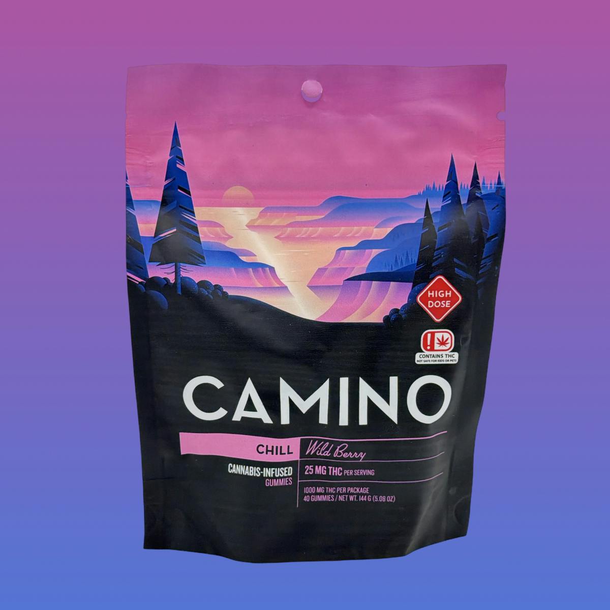 Wild Berry High Dose Camino Gummies 1000mg
