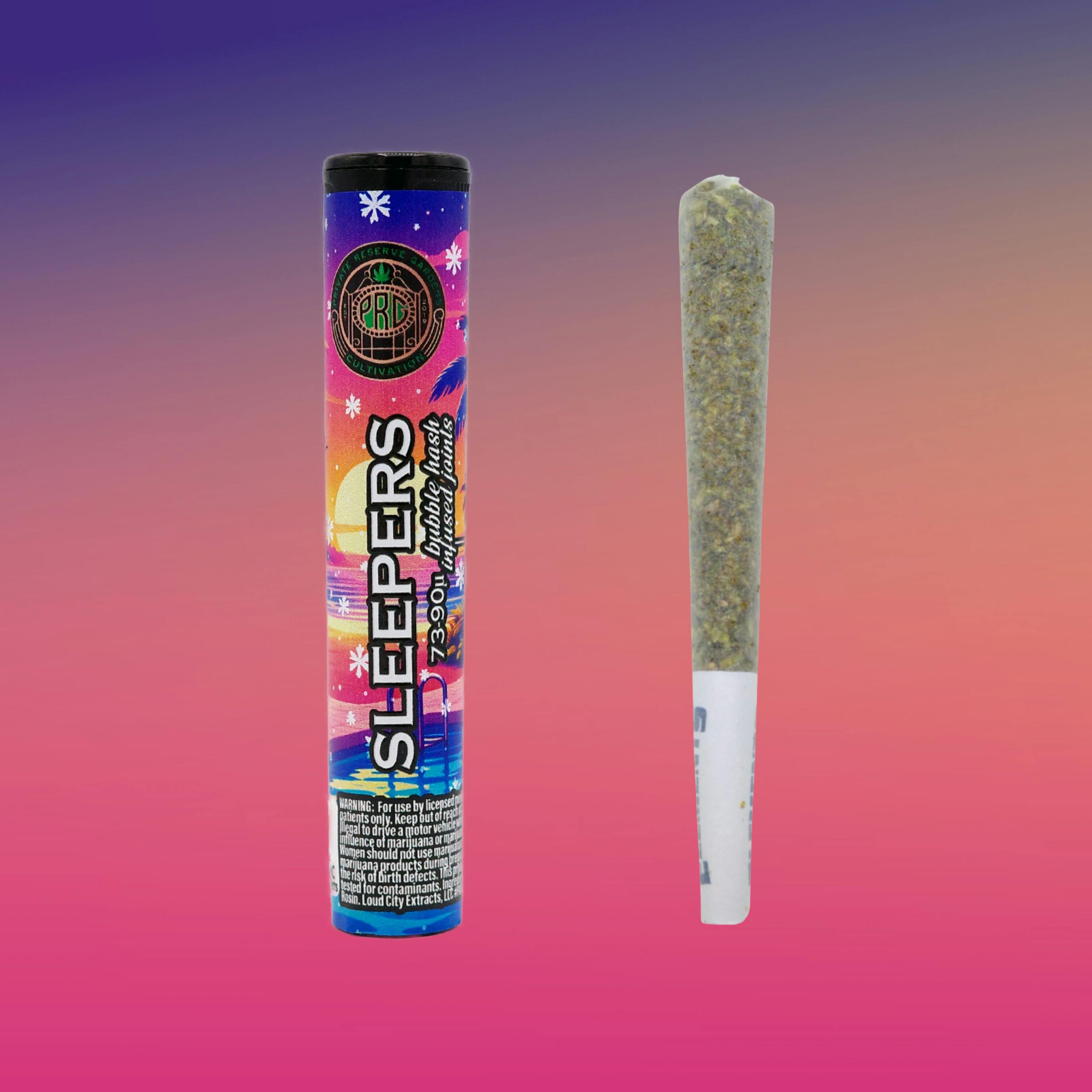 Super Miami PRG Sleepers Bubble Hash Infused Pre Roll 1g