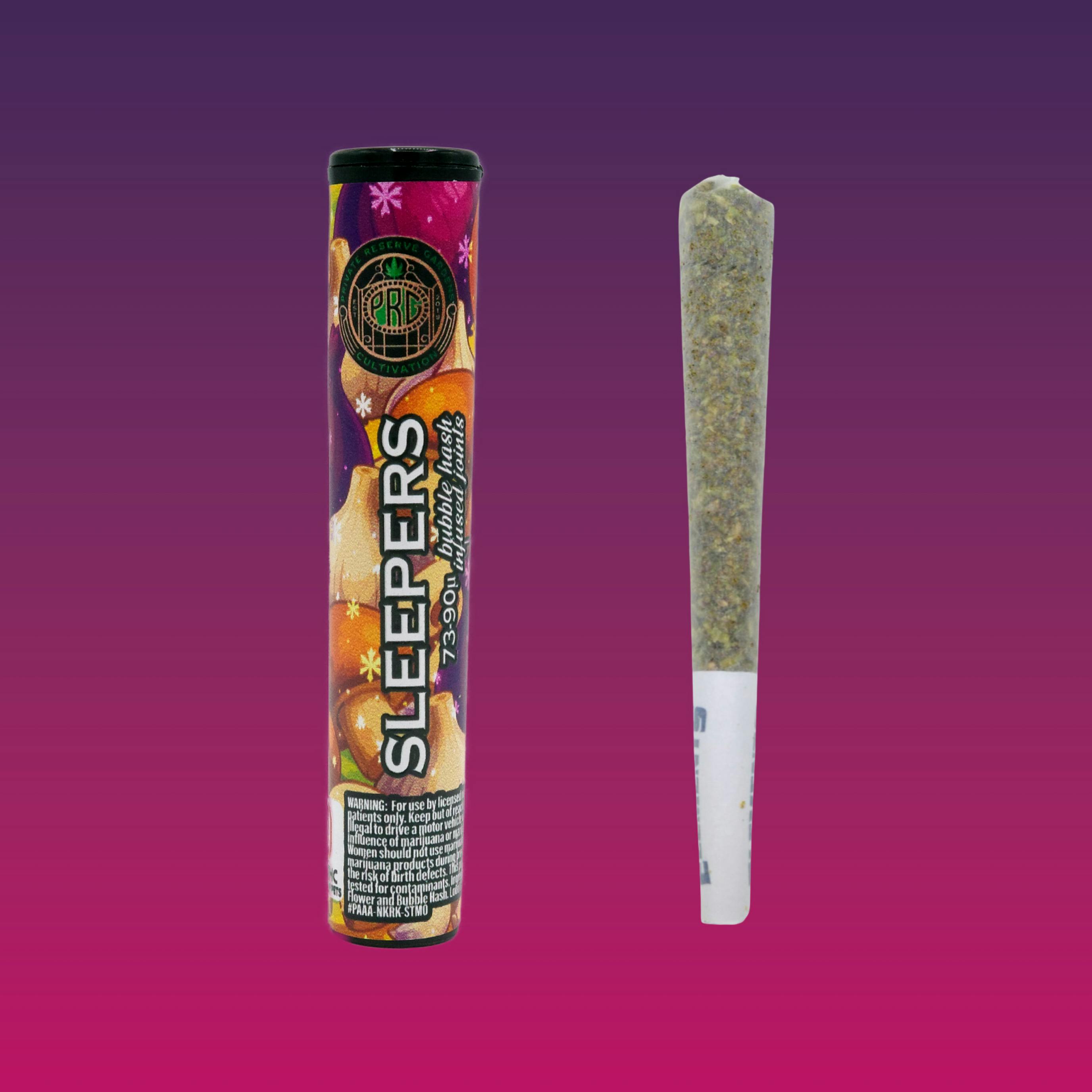 GMO X GMO PRG Sleepers Bubble Hash Infused Pre Roll 1g