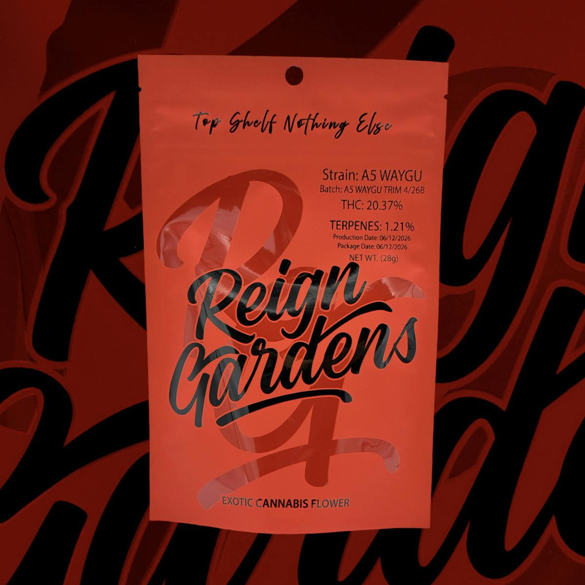A5 Waygu Reign Gardens Shake Oz 28g