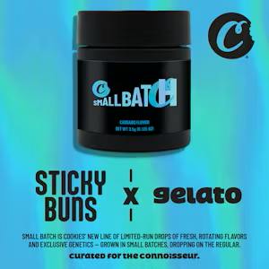 COOKIES SMALL BATCH | STICKY BUNS X GELATO | 3.5G FLOWER