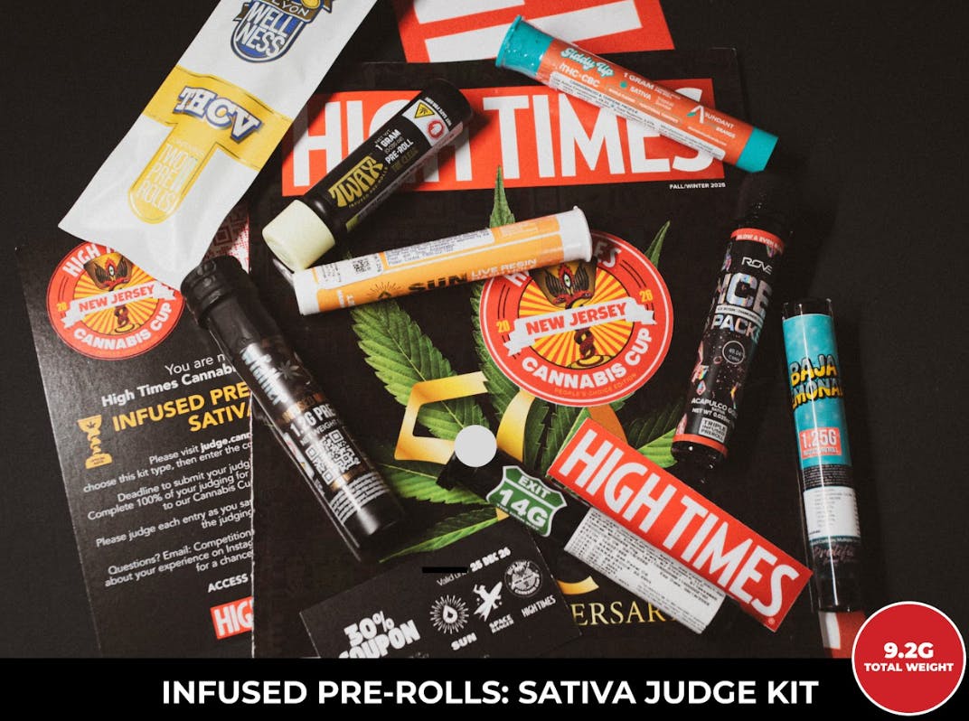 Infused Pre-Rolls Sativa Cannabis Cup Judge Kit
