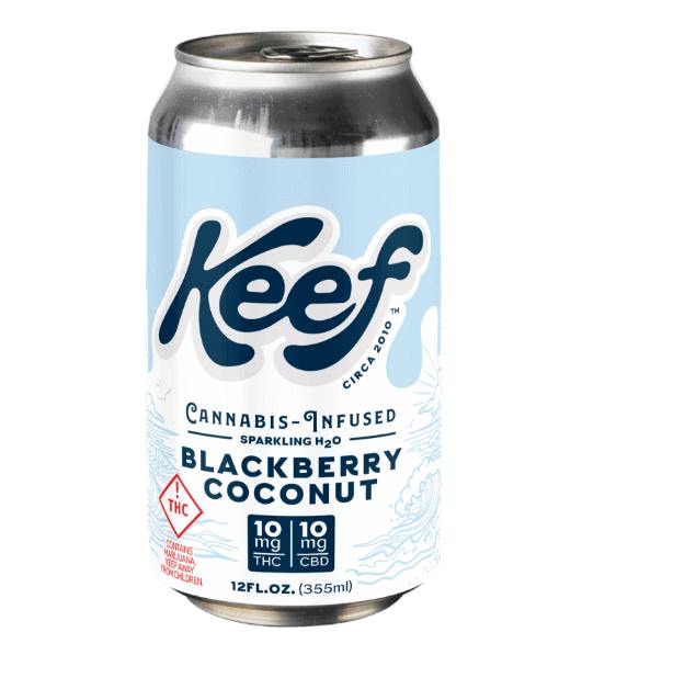 Blackberry Coconut | 1:1 THC/CBD Sparkling H2O - 10 mg