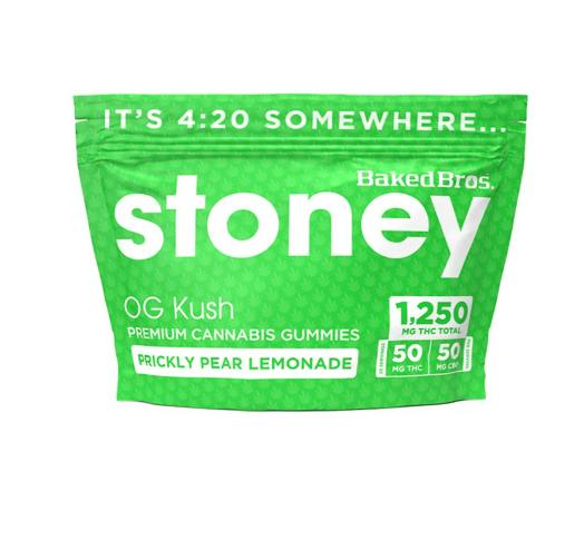 Stoney Prickly Pear Lemonade | 1:1 THC/CBG - 1250 mg