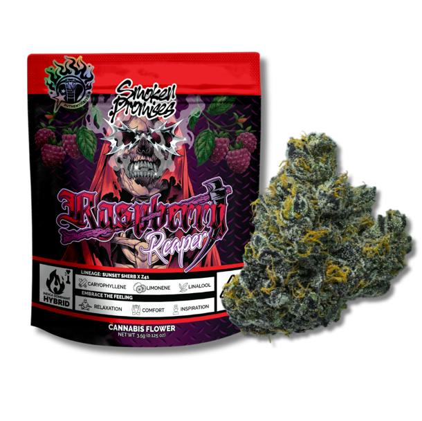 Raspberry Reaper | Prepacked Flower - 3.5 g
