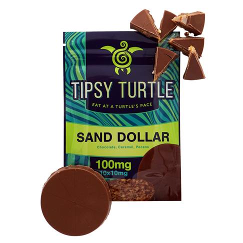 Sand Dollar | Chocolate with Caramel & Pecans - 100 mg