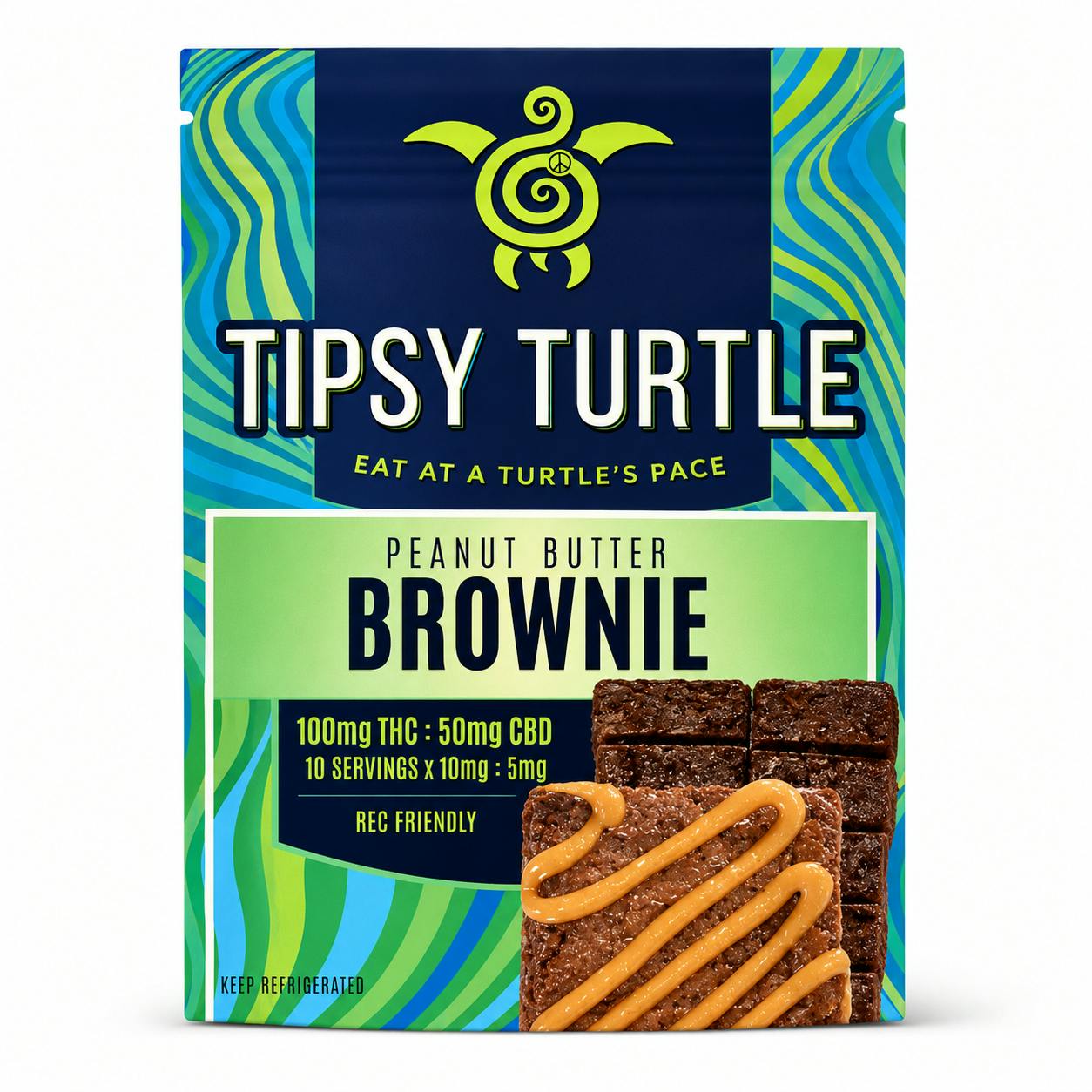 Peanut Butter Brownie | 2:1 CBD/THC Baked Good - 100 mg