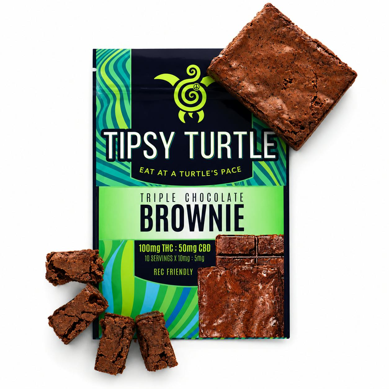 Triple Chocolate Brownie | 2:1 CBD/THC Baked Good - 100 mg