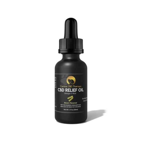 Canine Bacon Flavored CBD Oil | CBD Tincture - 600 mg