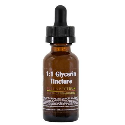Glycerin Tincture | 1:1 THC:CBD - 100 mg