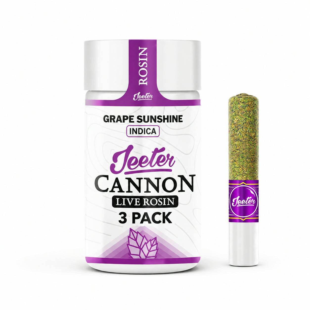Grape Sunshine | Rosin Infused Cannon - 1.5 g - 3 Pack