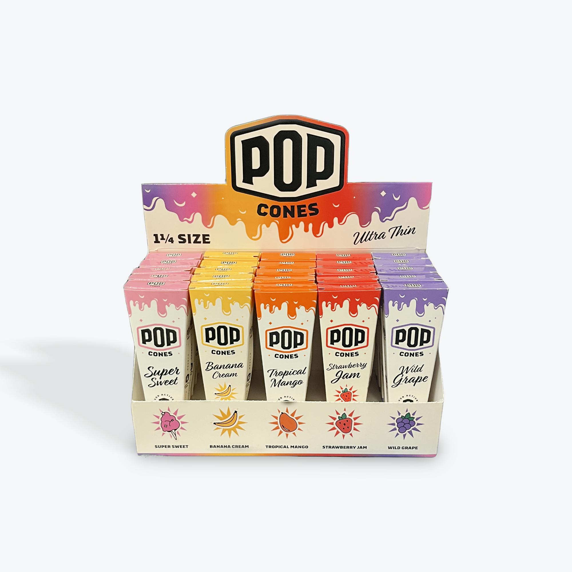 MJ Wholesale | POP Cones | Assorted Flavors