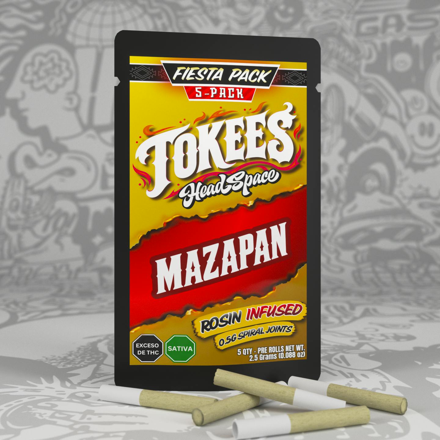HeadSpace | Mazapan | .5g Pre-roll 5-pack (Sativa)