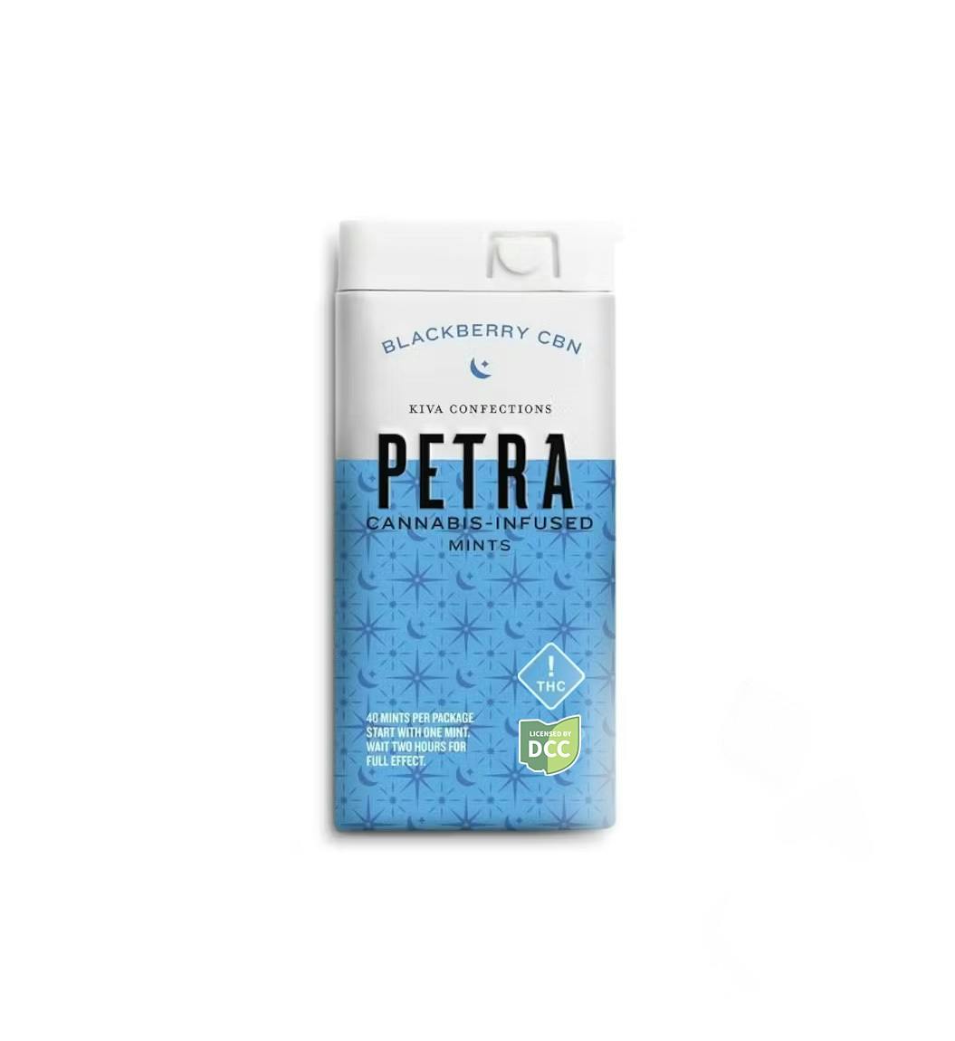 Petra Sugar Free Blackberry Mints w/CBN at Klutch Cannabis Dispensary Lorain