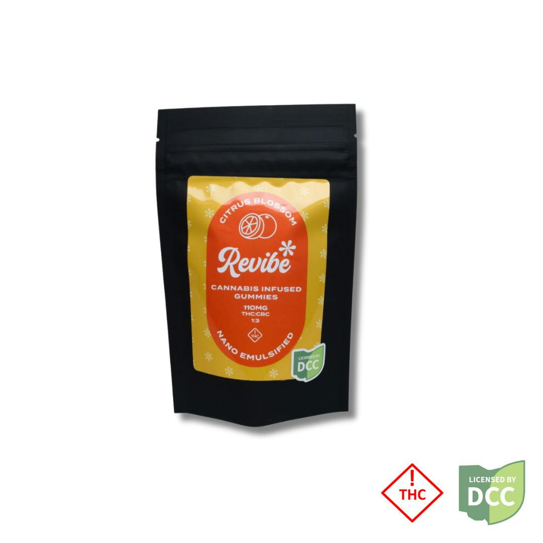 3:1 (CBC:THC) Citrus Blossom Nano Gummies at Klutch Cannabis Dispensary Lorain