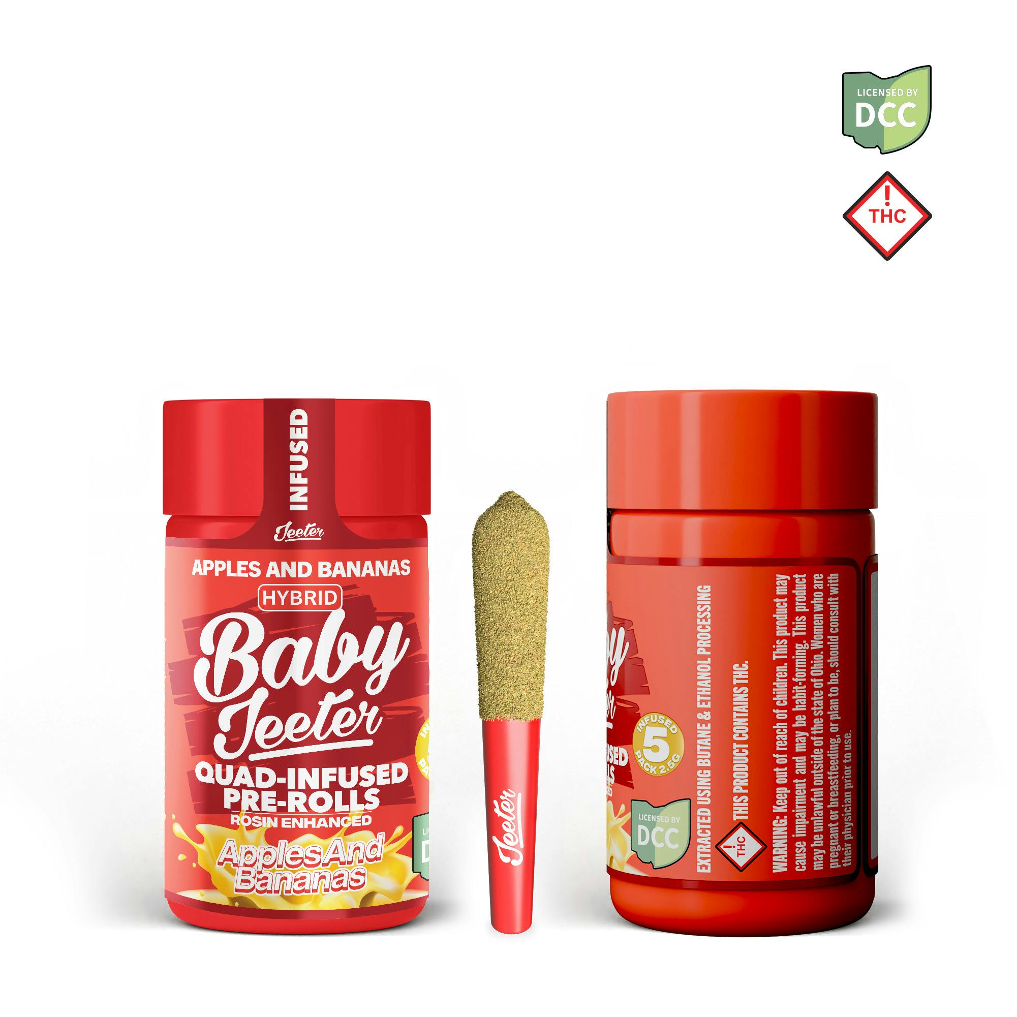 Apples and Bananas Infused Pre-Roll 5pk