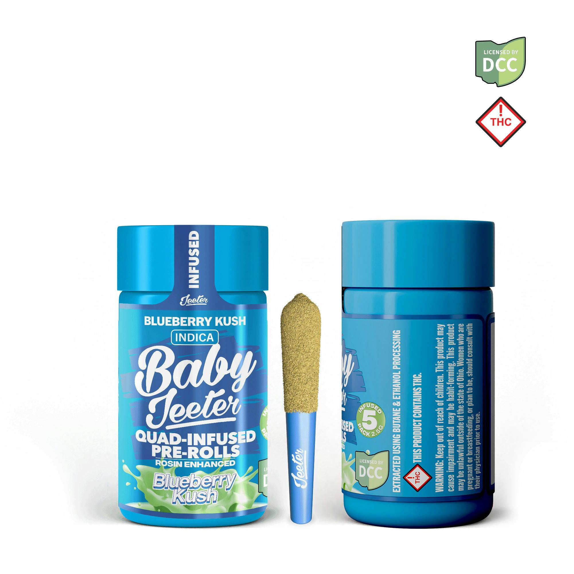Blueberry Kush Infused Pre-Roll 5pk
