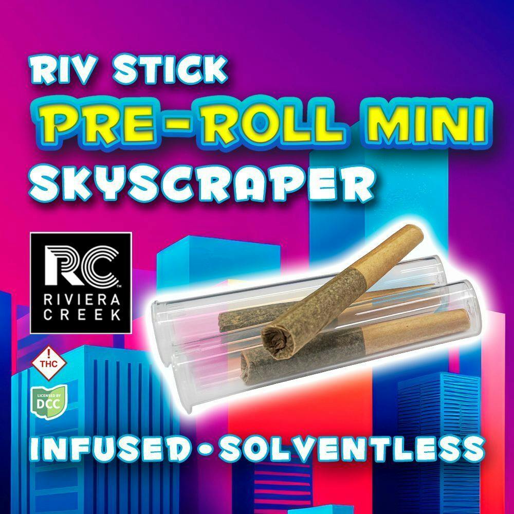Skyscraper Riv Stick Infused Pre-Roll 3pk
