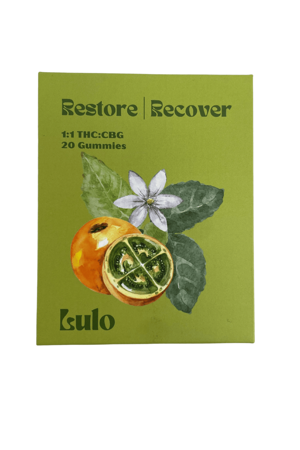 Lulo Restore Recover 1:1 THC:CBG 5mg Gummies
