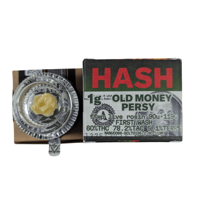 LIVE ROSIN Old Money Persy 1g at Juana's Garden