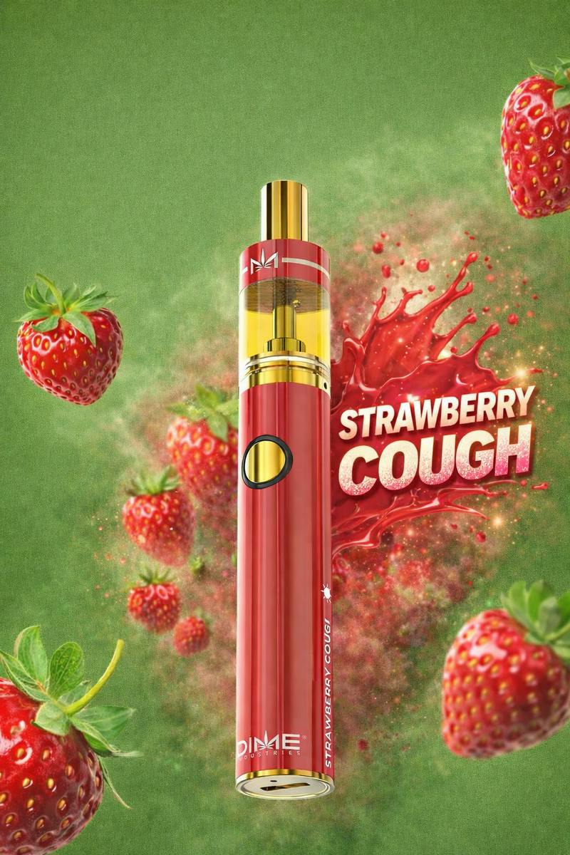 Dime Vape 0.9g - Strawberry Cough