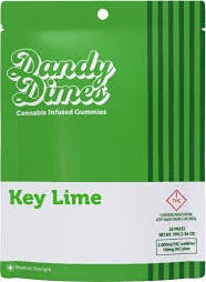 MED Dandy Dimes Gummies 2000mg - Key Lime