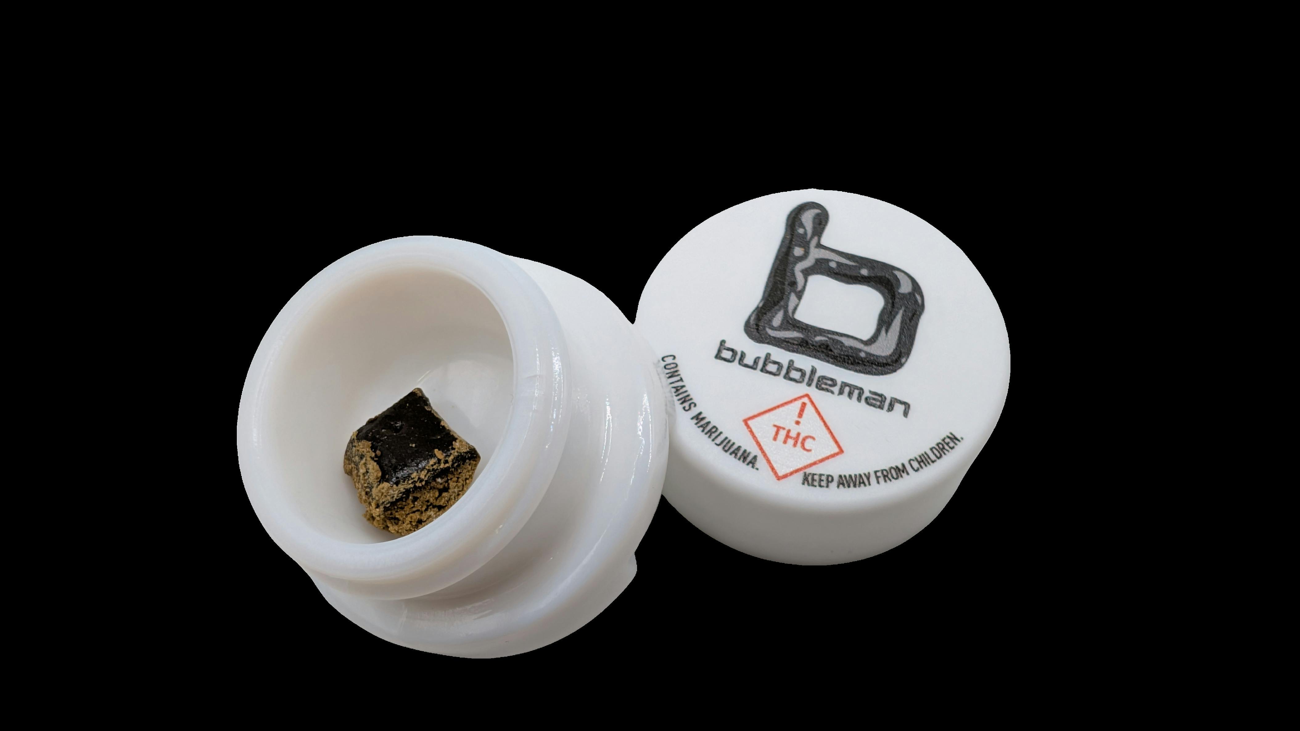 Bubbleman Brick Hash Jar 1g - Indica