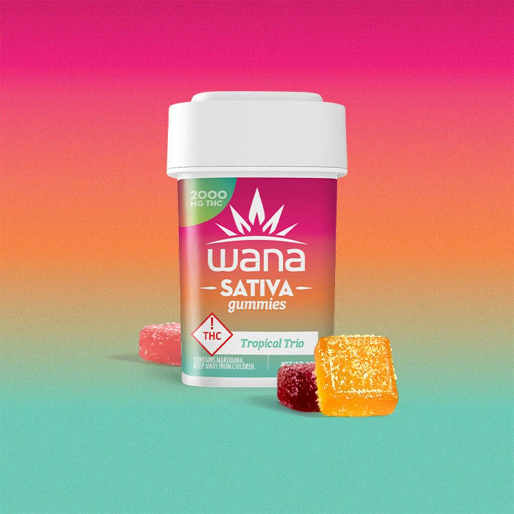MED Wana Gummies 2000mg - Sativa Tropical Trio