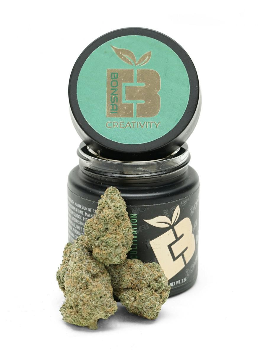 Bonsai Flower Jar 3.5g - CREATIVITY Blueberry Muffin