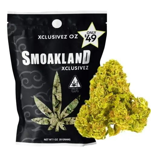 Smoakland - Exclusive Green Apple Crack - Flower - 28g