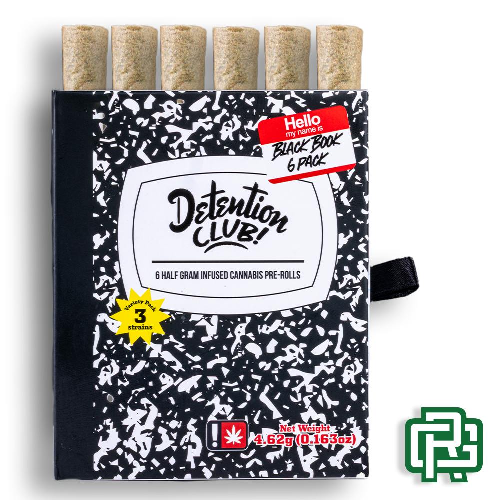 Durban Poison, Chem de la Chem, and Slap Shot "The Black Book" Pre-Rolls | 0.5g 6pk (Water Hash-I...