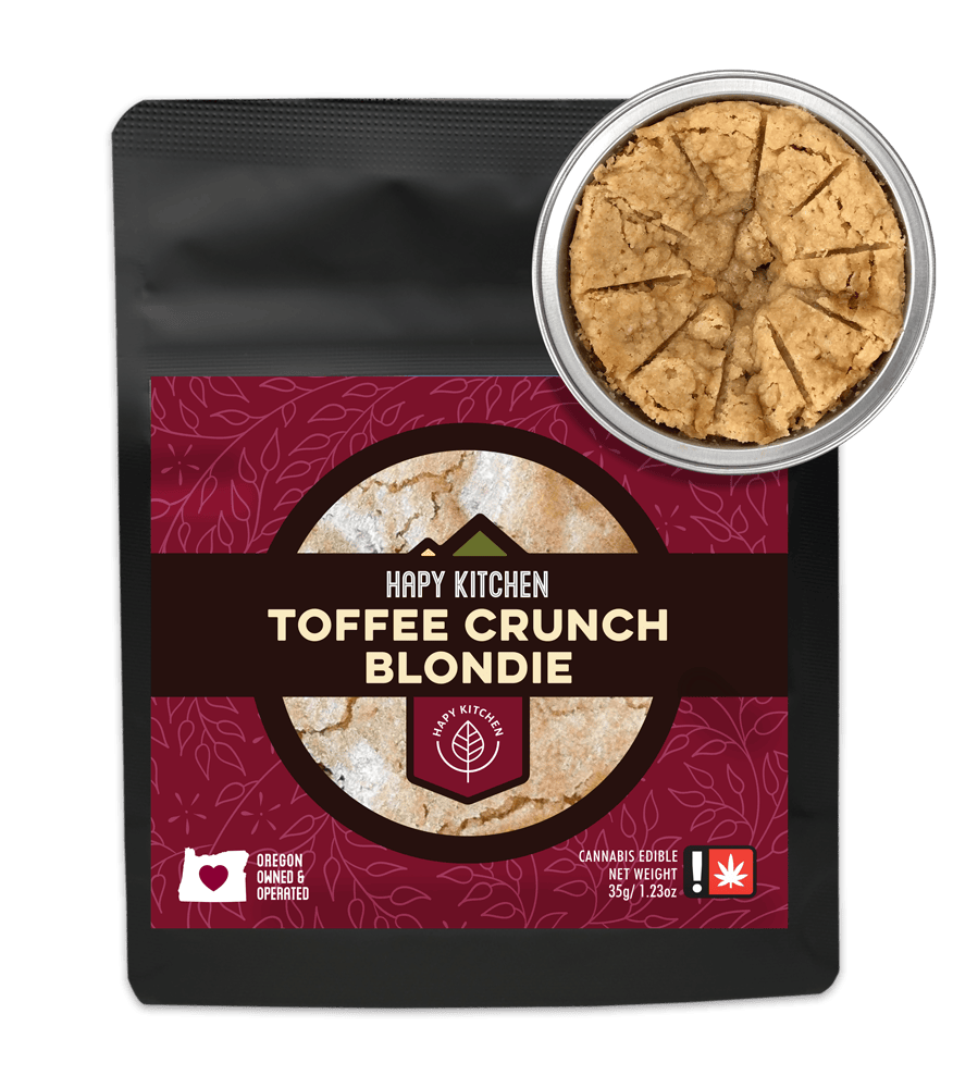 Toffee Crunch Blondie: Hapy Kitchen