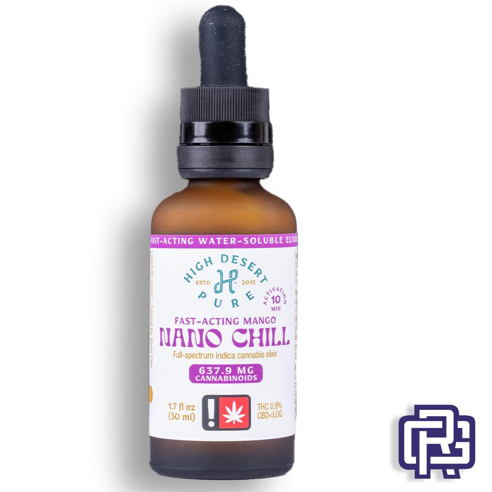 Mango "Nano Chill" Elixir | 50mL 600mg (THC) | High Desert Pure