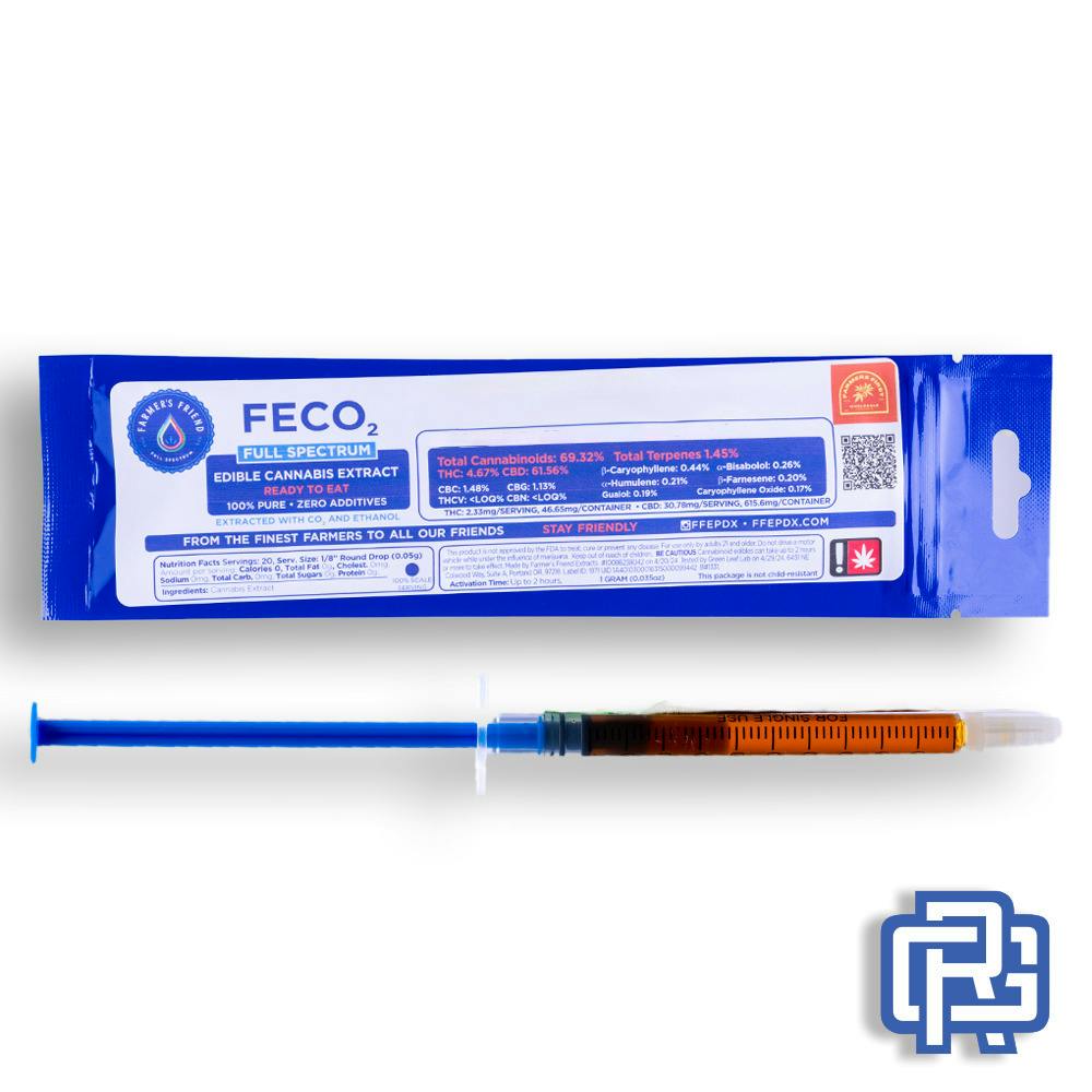 Super Skunk #18 FECO | 1g 2:1 (THC:CBG) (Cured Resin) | Farmer's Friend
