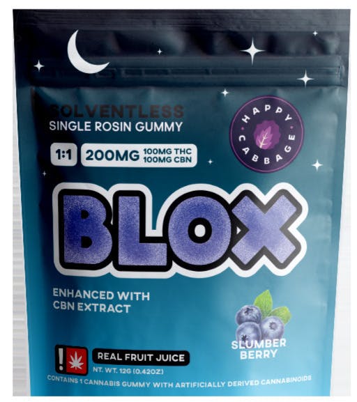 Slumber Berry "BLOX" Gummy: Happy Cabbage Farms