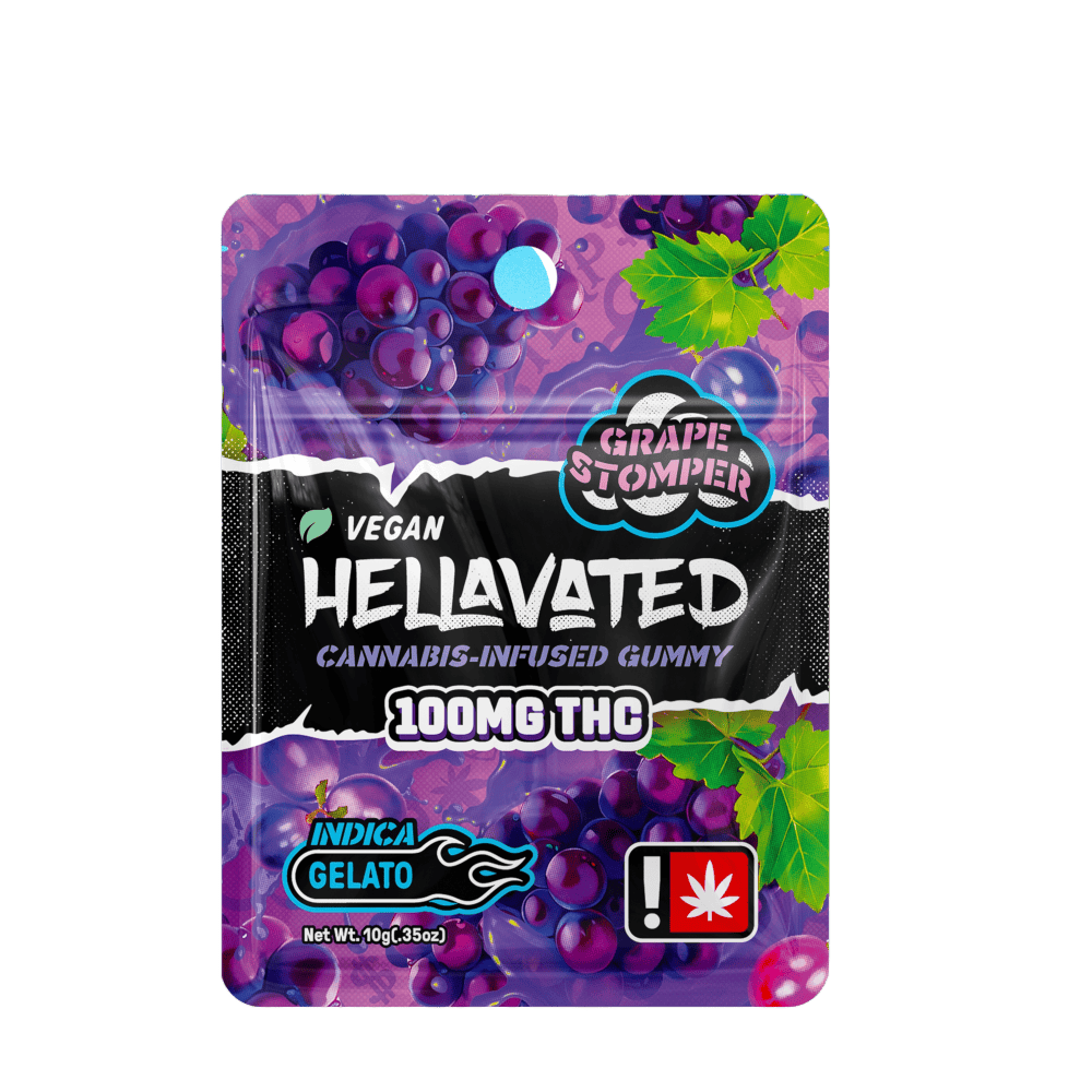 Grape Stomper Gummy | 100mg (THC) | Hellavated