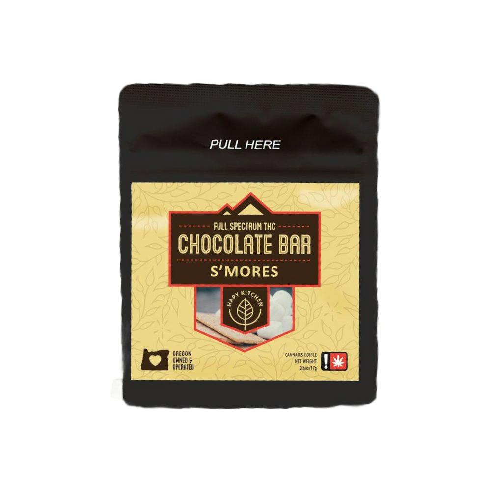 S'mores Milk Chocolate Bar | 10pc 100mg (THC) | Hapy Kitchen