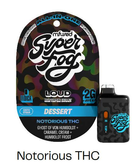 Super Fog Loud Terp Sauce Notorious THC All-In-One