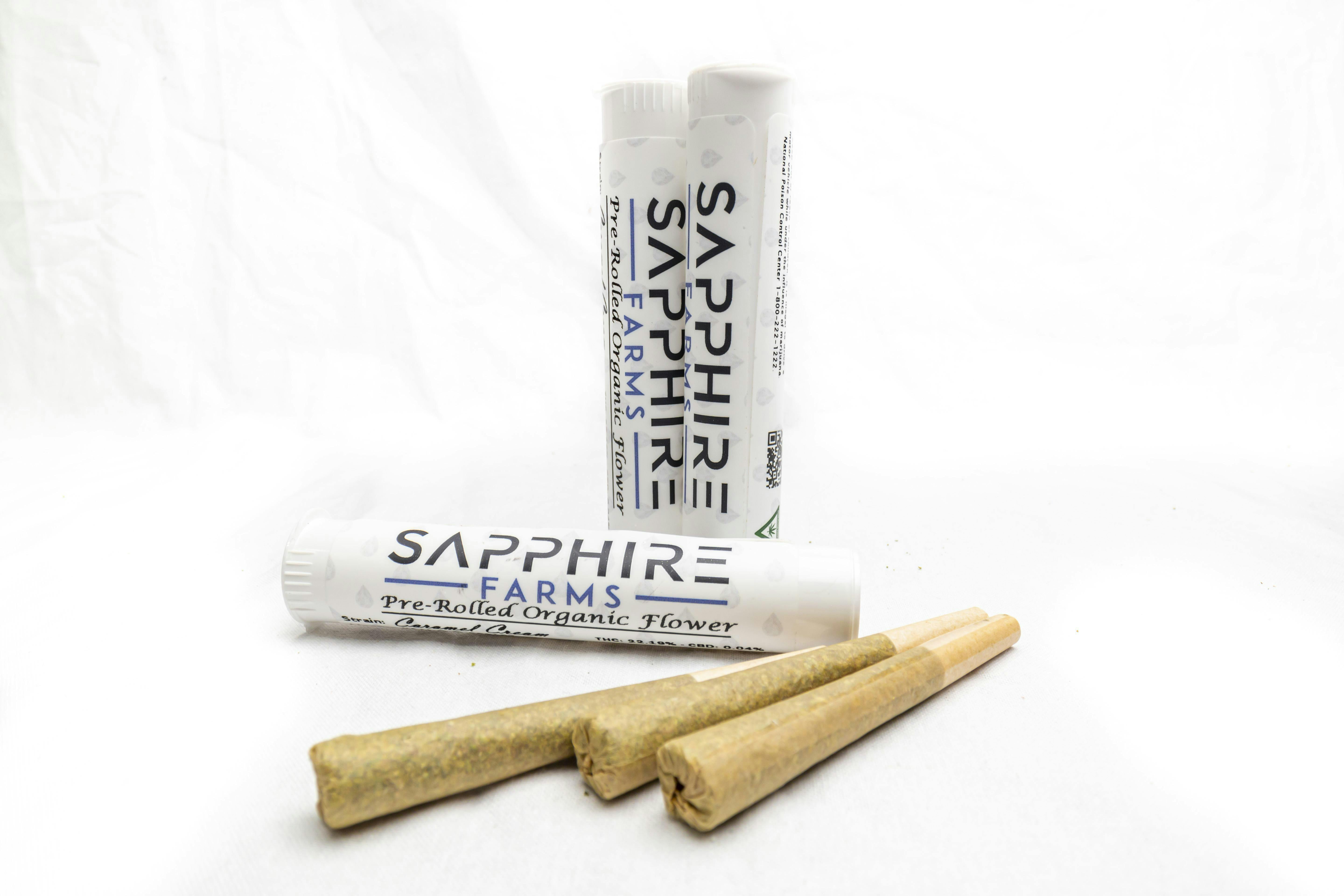 GMO X Eastside | 1g Pre Roll | Sapphire Farms by Sapphire Farms at Lucky Buds Stanton