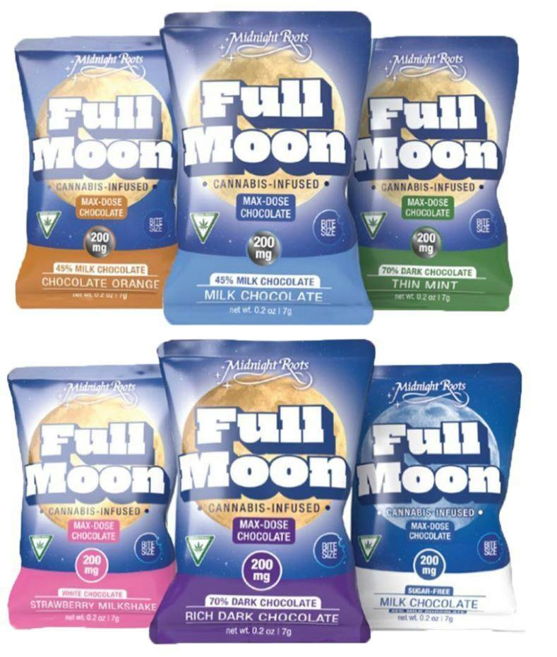 Midnight Roots | Full Moon | Thin Mint | Dark Chocolate | 200 mg by Midnight Roots