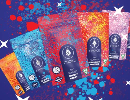 Sour Strawberry Lemonade (Indica) | Choice | Gummies (10 pieces) | 200mg by CHOICE