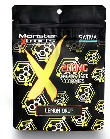 Lemon Drop 200mg THC Infused Gummies
