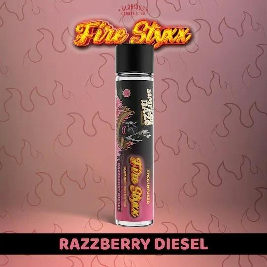 Razzberry Diesel | Fire Styxx Joint | 1.0g by Glorious Cannabis Company