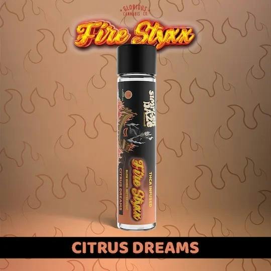 Citrus Dreams | Fire Styxx Joint | 1.0g by Glorious Cannabis Company