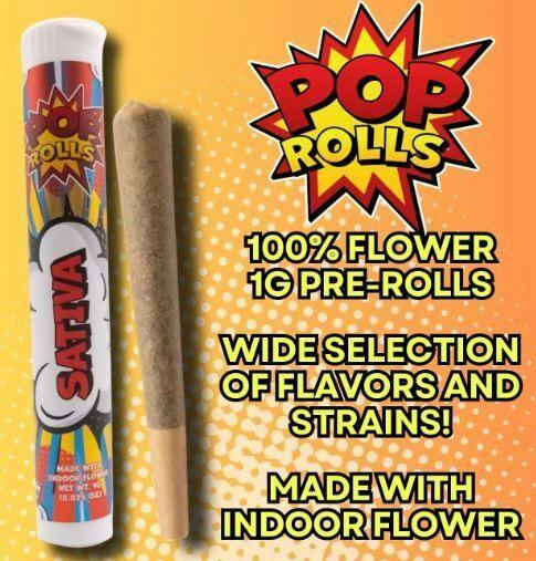 Pineapple Express (Sativa) | PoP Canna | Pre Roll | 1g by POP CANNA at Lucky Buds Stanton