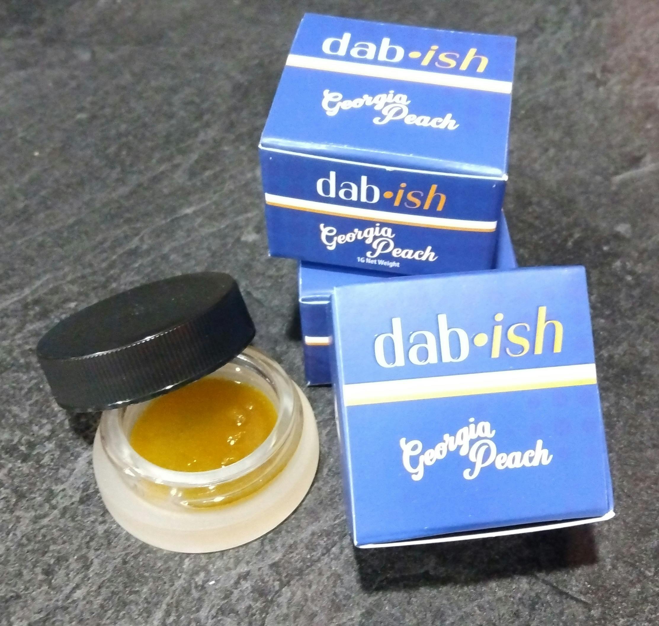 Georgia Peach | Dab-Ish | Live Resin | 1g by Dab-ish at Lucky Buds Stanton